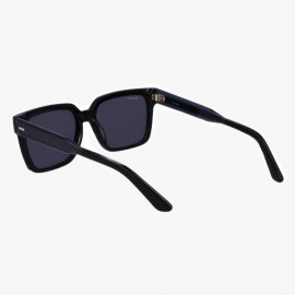 Calvin Klein Unisex Siyah Dikdörtgen Zımba Detaylı Güneş Gözlüğü CK 22535S 001 55