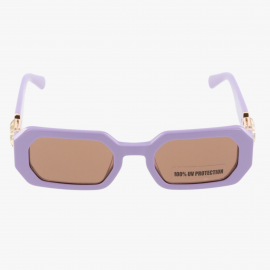 Swarovski Sap Detaylı Asetat Lila Kadın Güneş Gözlüğü