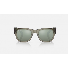 Ray-Ban 0840S 66355C 51 Mega Wayfarer Unisex Yeşil Aynalı Güneş Gözlüğü